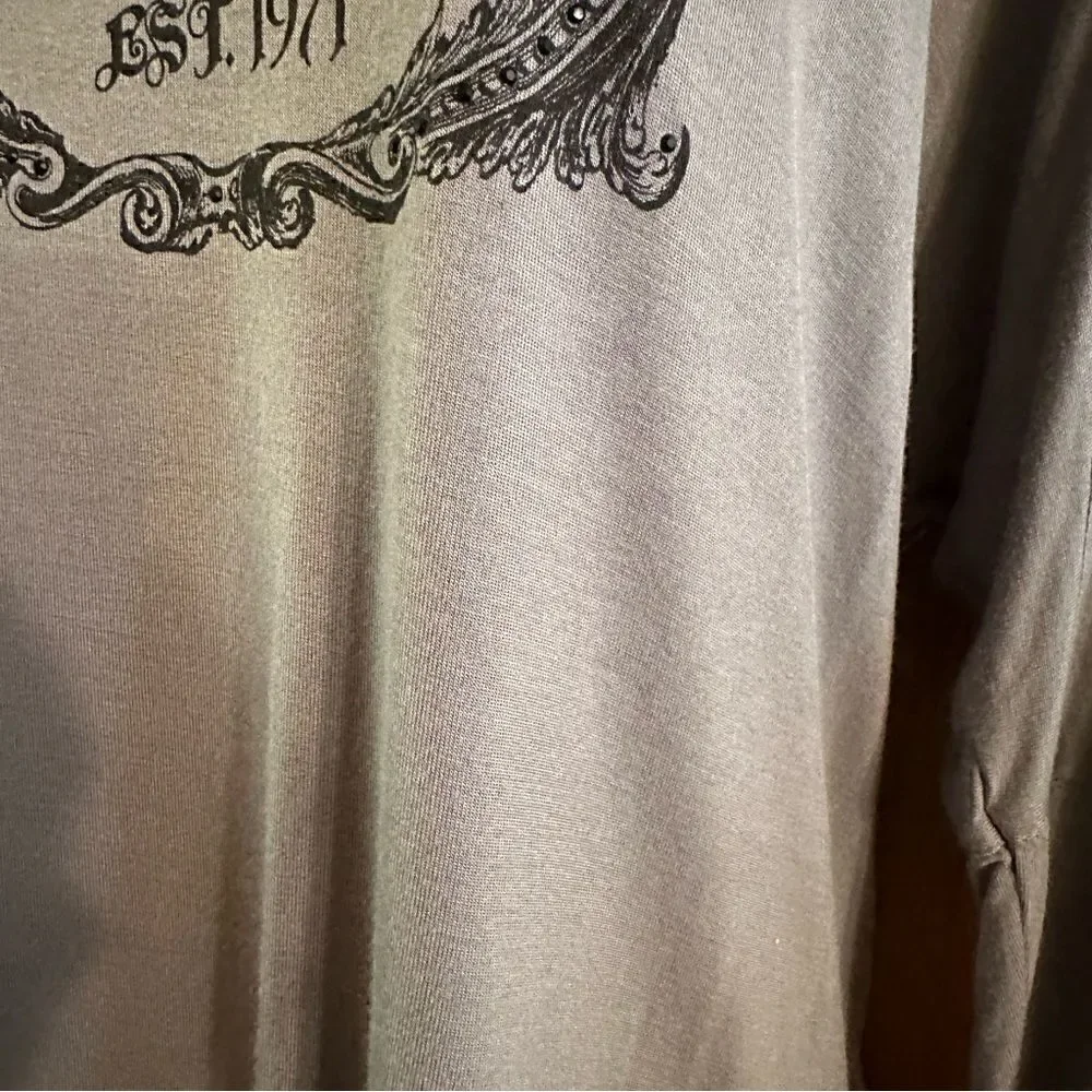 Hard Rock Couture grey Tee sz M